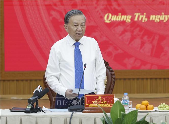 Tổng Bí thư, Chủ tịch nước Tô Lâm phát biểu chỉ đạo. Ảnh: Thống Nhất – TTXVN