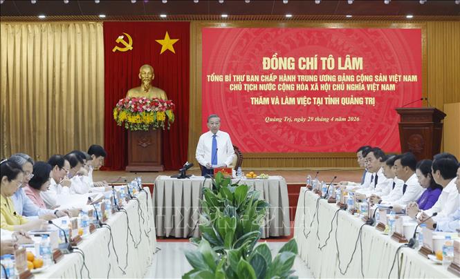 Tổng Bí thư, Chủ tịch nước Tô Lâm phát biểu. Ảnh: Thống Nhất – TTXVN