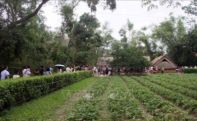 Khu di tích quốc gia đặc biệt Kim Liên là điểm đến văn hóa tâm linh của mỗi người dân đất Việt. Ảnh: Bích Huệ-TTXVN