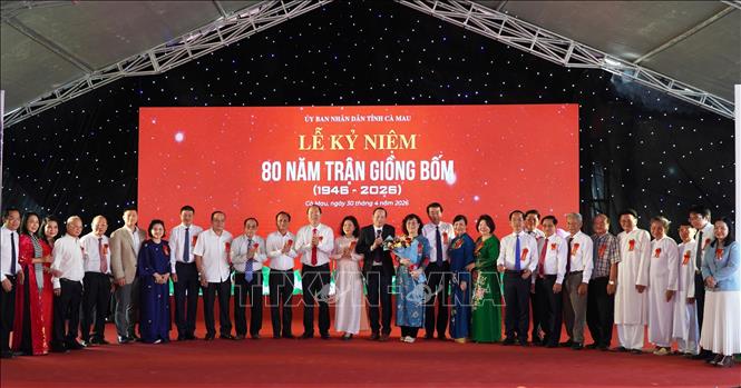 80 năm đã trôi qua, nhưng Trận Giồng Bốm luôn là bản hùng ca về sự hy sinh cao cả của các thế hệ cha ông vì độc lập, tự do của Tổ quốc. Ảnh: Huỳnh Anh - TTXVN