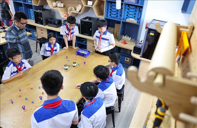 Phòng thực hành giáo dục STEM được quản lý, vận hành tốt sẽ trở thành trung tâm nghiên cứu khoa học và sáng tạo kỹ thuật của học sinh; đồng thời là 