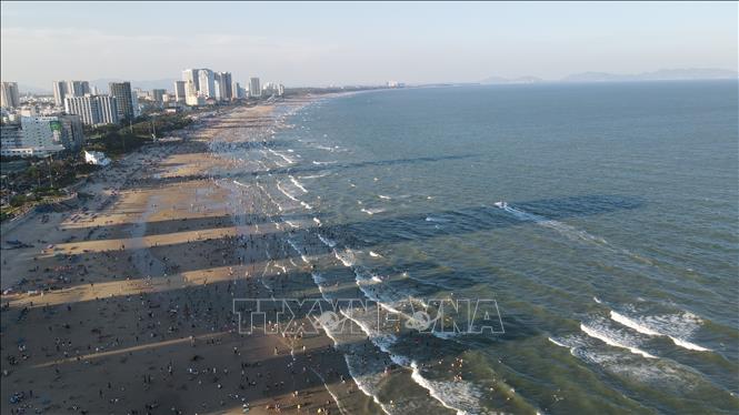 Toàn cảnh Bãi Sau, phường Vũng Tàu, TP. Hồ Chí Minh. Ảnh: Huỳnh Sơn - TTXVN