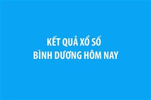 XSBD 1/5. Kết quả xổ số Bình Dương hôm nay ngày 1/5/2026. SXBD ngày 1/5