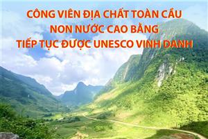 Công viên địa chất toàn cầu Non nước Cao Bằng tiếp tục được UNESCO vinh danh