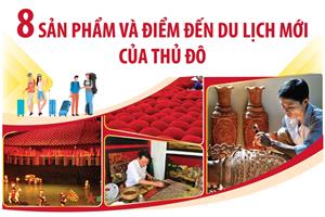 8 sản phẩm và điểm đến du lịch mới của Thủ đô