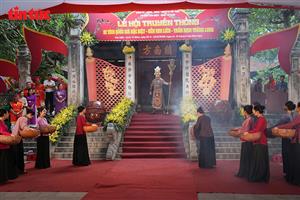 Trang trọng Lễ hội đền Kim Liên, tôn vinh giá trị Thăng Long ngàn năm