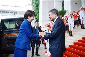 Lễ đón Thủ tướng Nhật Bản Takaichi Sanae thăm chính thức Việt Nam