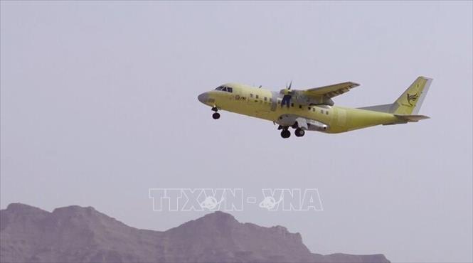 Máy bay quân sự của Iran bay qua Vịnh Persian. Ảnh: IRNA/TTXVN