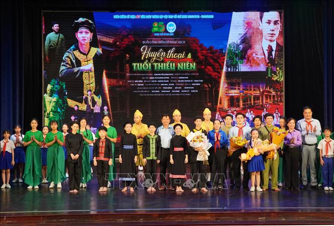 “Nhạc kịch – Huyền thoại tuổi thiếu niên”. Ảnh: Trung Tuyến - TTXVN