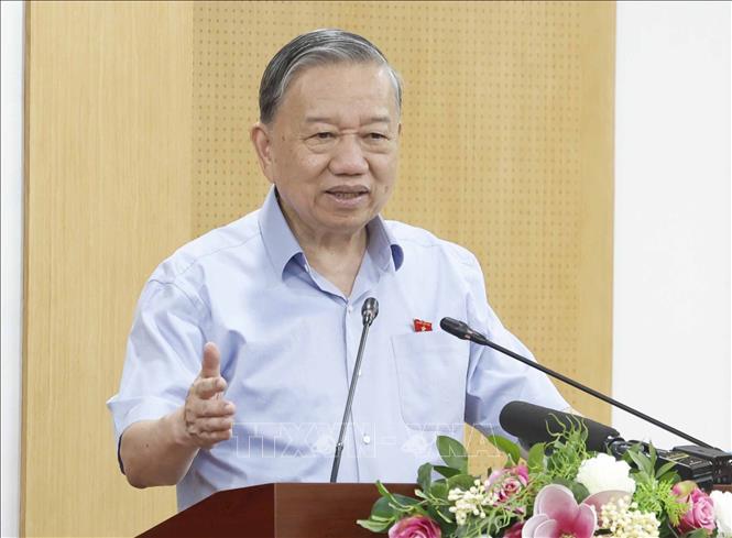Tổng Bí thư, Chủ tịch nước Tô Lâm phát biểu. Ảnh: Thống Nhất – TTXVN