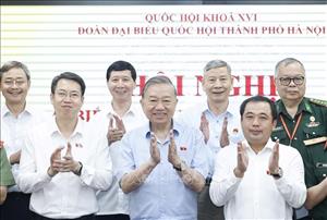 Tổng Bí thư, Chủ tịch nước Tô Lâm tiếp xúc cử tri thành phố Hà Nội