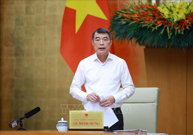 Thủ tướng Lê Minh Hưng chủ trì phiên họp. Ảnh: Dương Giang – TTXVN 
