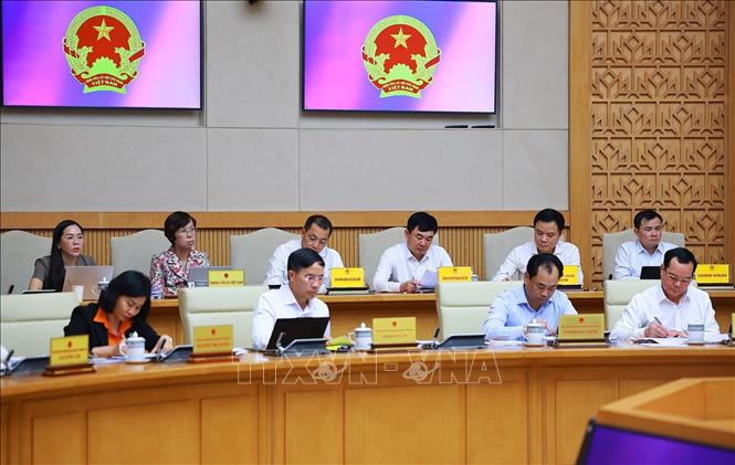 Các đại biểu tham dự Phiên họp Chính phủ thường kỳ tháng 4 năm 2026. Ảnh: Dương Giang – TTXVN