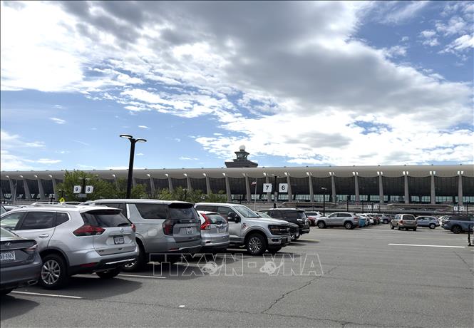 Sân bay Quốc tế Washington Dulles (IAD), cửa ngõ hàng không lớn nằm tại bang Virginia, cách trung tâm thủ đô Washington D.C khoảng 42 km về phía Tây. Ảnh: Ngọc Quang – PV TTXVN tại Mỹ