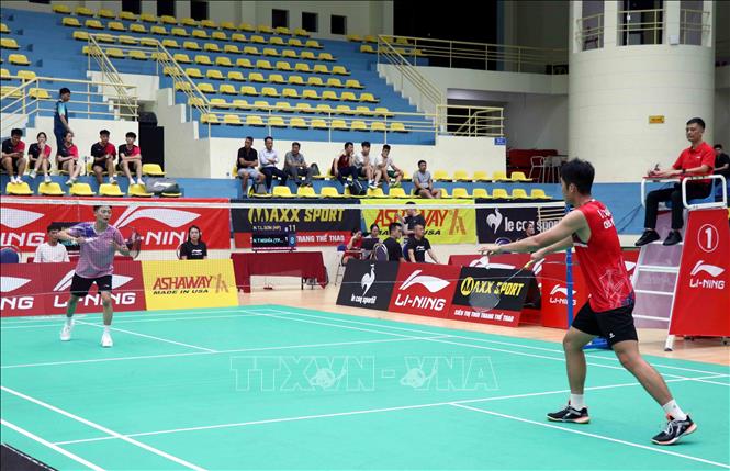 Các vận động viên tham gia thi đấu. Ảnh: Trần Trang-TTXVN