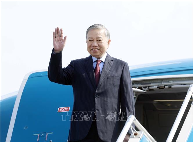 Tổng Bí thư, Chủ tịch nước Tô Lâm lên đường thăm cấp Nhà nước tới Ấn Độ. Ảnh: Thống Nhất – TTXVN