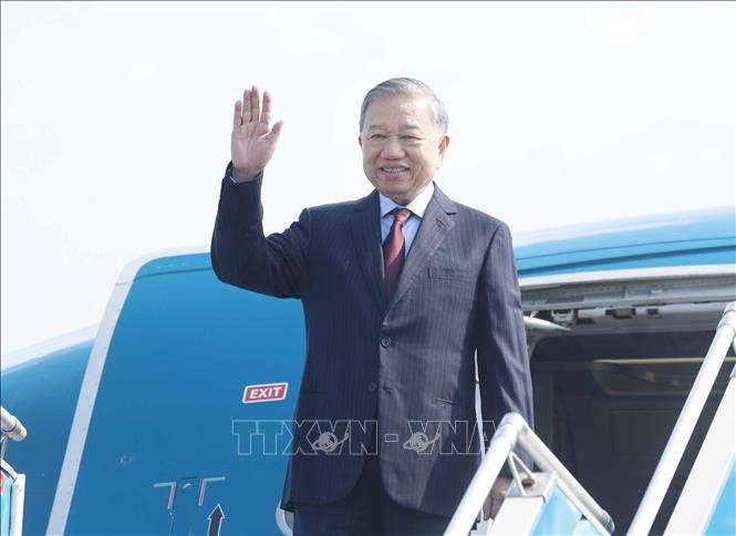 Tổng Bí thư, Chủ tịch nước Tô Lâm lên đường thăm cấp Nhà nước tới Ấn Độ. Ảnh: Thống Nhất – TTXVN