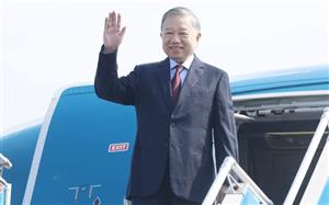 Tổng Bí thư, Chủ tịch nước lên đường thăm cấp Nhà nước tới Ấn Độ