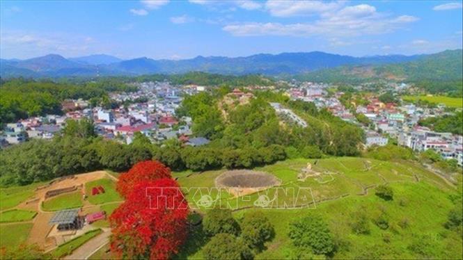 Di tích Đồi A1, nơi diễn ra trận chiến khốc liệt nhất của Chiến dịch Điện Biên Phủ cách đây 68 năm. Ảnh: Xuân Tư - TTXVN