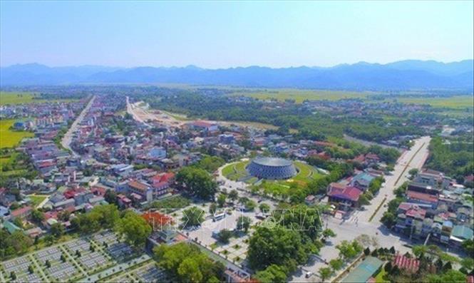 Diện mạo thành phố Điện Biên Phủ đang đổi thay từng ngày. Ảnh: Xuân Tư - TTXVN