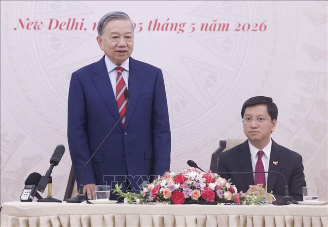 Tổng Bí thư, Chủ tịch nước Tô Lâm phát biểu. Ảnh: Thống Nhất – TTXVN
