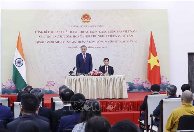 Tổng Bí thư, Chủ tịch nước Tô Lâm phát biểu. Ảnh: Thống Nhất – TTXVN