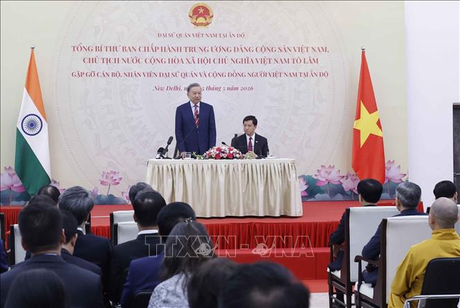 Tổng Bí thư, Chủ tịch nước Tô Lâm phát biểu. Ảnh: Thống Nhất – TTXVN