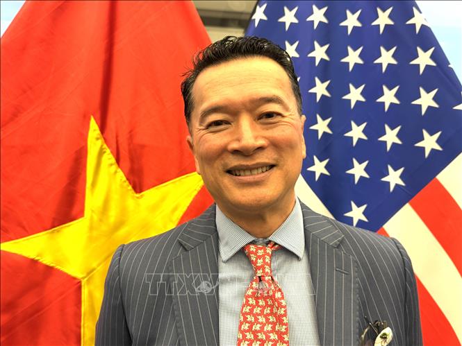 Theo ông Tuyên Đỗ, Giám đốc điều hành TVD Capital Partners, sự kiện này là một nền tảng lý tưởng dành cho các doanh nghiệp tại Việt Nam đang có mong muốn mở rộng quy mô hoạt động. Ảnh: Đoàn Hùng - P/v TTXVN tại Mỹ
