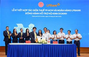 LPBank ký kết hợp tác với Thuế TP Hồ Chí Minh, thúc đẩy chuyển đổi số hộ kinh doanh và cá nhân kinh doanh