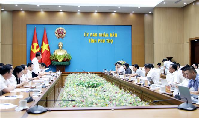 Toàn cảnh buổi làm việc. Ảnh: Tạ Toàn – TTXVN