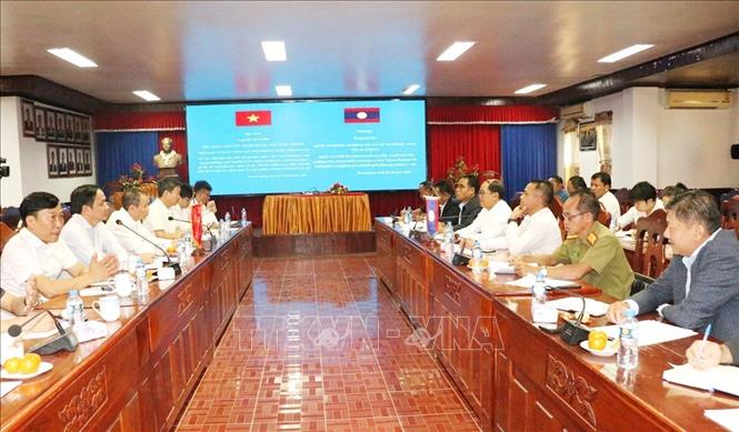 Quang cảnh Hội nghị. Ảnh: Xuân Tú - PV TTXVN tại Lào