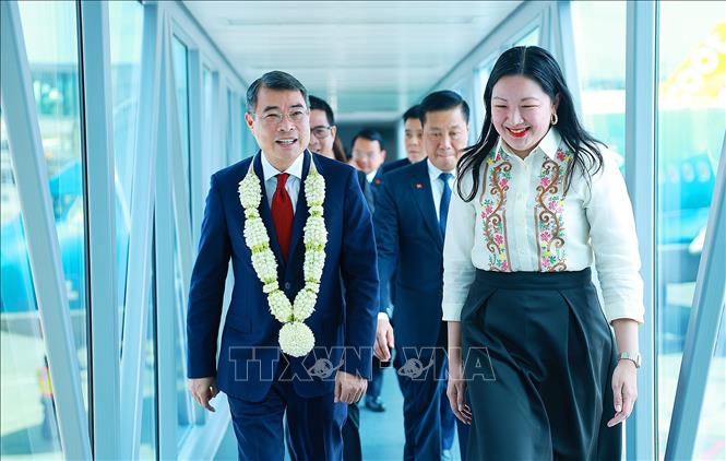 Thủ tướng Lê Minh Hưng bắt đầu tham dự Hội nghị Cấp cao ASEAN lần thứ 48 tại Cebu, Philippines. Ảnh: Dương Giang – TTXVN 