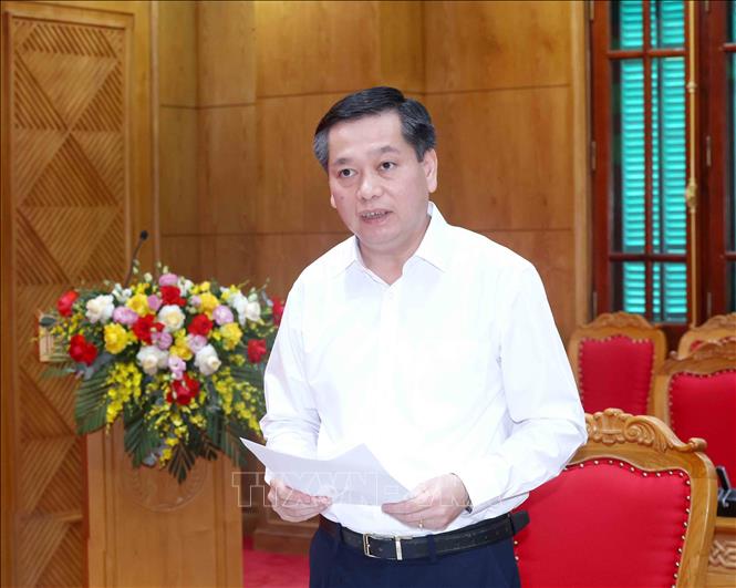 Đồng chí Nguyễn Long Hải, Uỷ viên Trung ương Đảng, Phó Bí thư Thường trực Đảng uỷ các cơ quan Đảng Trung ương phát biểu tại hội nghị. Ảnh: Phương Hoa - TTXVN