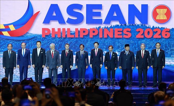 Thủ tướng Lê Minh Hưng cùng Trưởng đoàn các nước ASEAN tham dự phiên khai mạc Hội nghị Cấp cao ASEAN lần thứ 48. Ảnh: Dương Giang – TTXVN