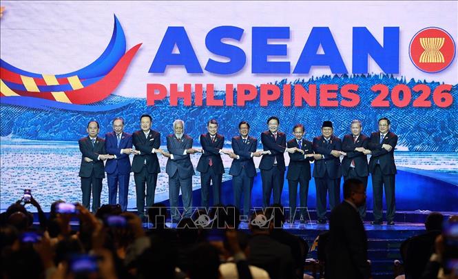 Thủ tướng Lê Minh Hưng cùng Trưởng đoàn các nước ASEAN tham dự phiên khai mạc Hội nghị Cấp cao ASEAN lần thứ 48. Ảnh: Dương Giang – TTXVN
