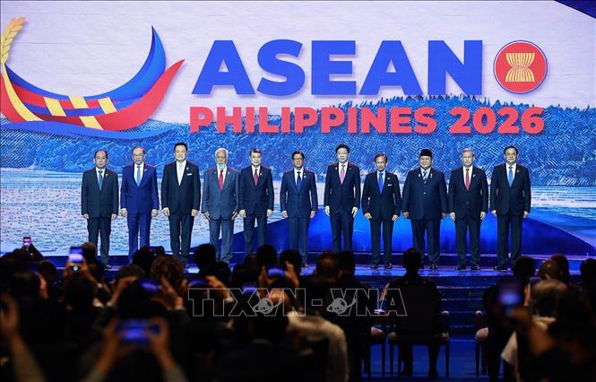 Thủ tướng Lê Minh Hưng cùng Trưởng đoàn các nước ASEAN tham dự phiên khai mạc Hội nghị Cấp cao ASEAN lần thứ 48. Ảnh: Dương Giang – TTXVN