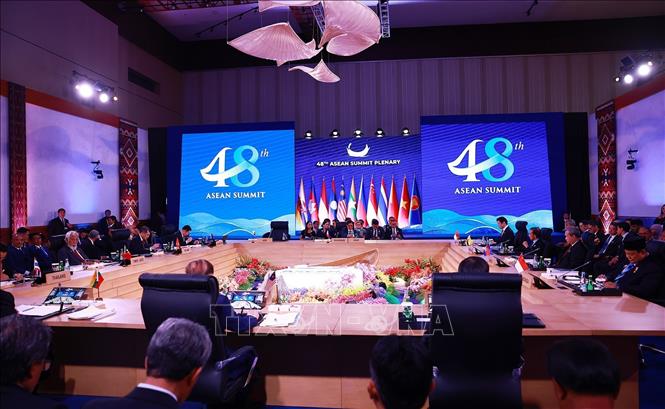 Phiên Toàn thể Hội nghị Cấp cao ASEAN lần thứ 48. Ảnh: Dương Giang – TTXVN

