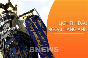 Lịch thi đấu vòng 36 ngoại hạng Anh Premier League mùa giải 2025-2026
