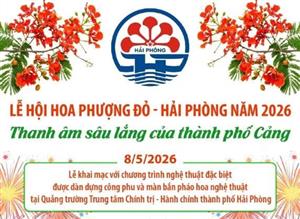 Lễ hội Hoa Phượng Đỏ-Hải Phòng năm 2026: Thanh âm sâu lắng của thành phố Cảng