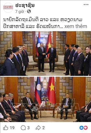 Bài đăng trên trang Facebook chính thức của báo Pasaxon. Ảnh: Bài đăng trên trang Facebook chính thức của báo Pasaxon