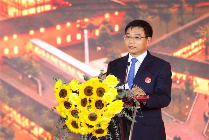 Phó Thủ tướng Nguyễn Văn Thắng phát biểu tại Lễ động thổ Dự án Tổ hợp cáp treo kết hợp Du lịch văn hóa lịch sử Điện Biên Phủ. Ảnh: Xuân Tư - TTXVN