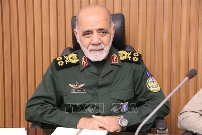 Ông Ali Abdollahi - người đứng đầu Bộ chỉ huy trung tâm Khatam al-Anbiya của quân đội Iran. Ảnh: IRNA/TTXVN