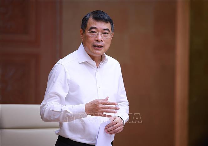 Thủ tướng Lê Minh Hưng chủ trì làm việc với lãnh đạo Bộ ngoại giao. Ảnh: Dương Giang – TTXVN
