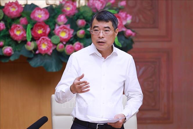 Thủ tướng Lê Minh Hưng chủ trì làm việc với lãnh đạo Bộ Tư pháp. Ảnh: Dương Giang – TTXVN
