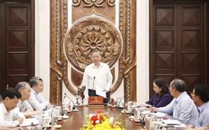 Tổng Bí thư, Chủ tịch nước Tô Lâm làm việc với Phó Chủ tịch nước và Văn phòng Chủ tịch nước