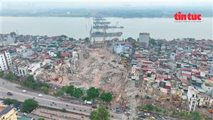 Hà Nội tăng tốc giải phóng mặt bằng thi công cầu Trần Hưng Đạo