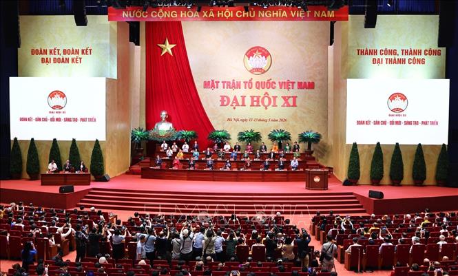 Phiên trù bị Đại hội đại biểu toàn quốc MTTQ Việt Nam lần thứ XI, nhiệm kỳ 2026-2031. Ảnh: Minh Đức - TTXVN