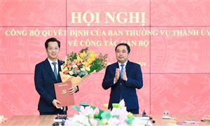 Ông Vũ Đăng Định giữ chức Trưởng ban Tổ chức Thành ủy Hà Nội