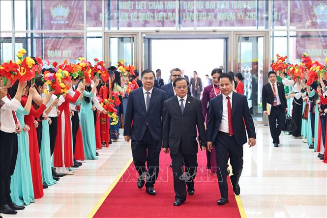 Các đại biểu dự khai mạc Đại hội đại biểu toàn quốc MTTQ Việt Nam lần thứ XI. Ảnh: Minh Đức - TTXVN