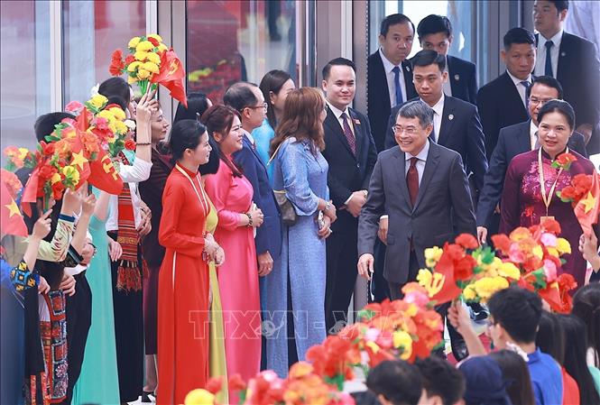 Thủ tướng Lê Minh Hưng dự khai mạc Đại hội. Ảnh: Dương Giang - TTXVN